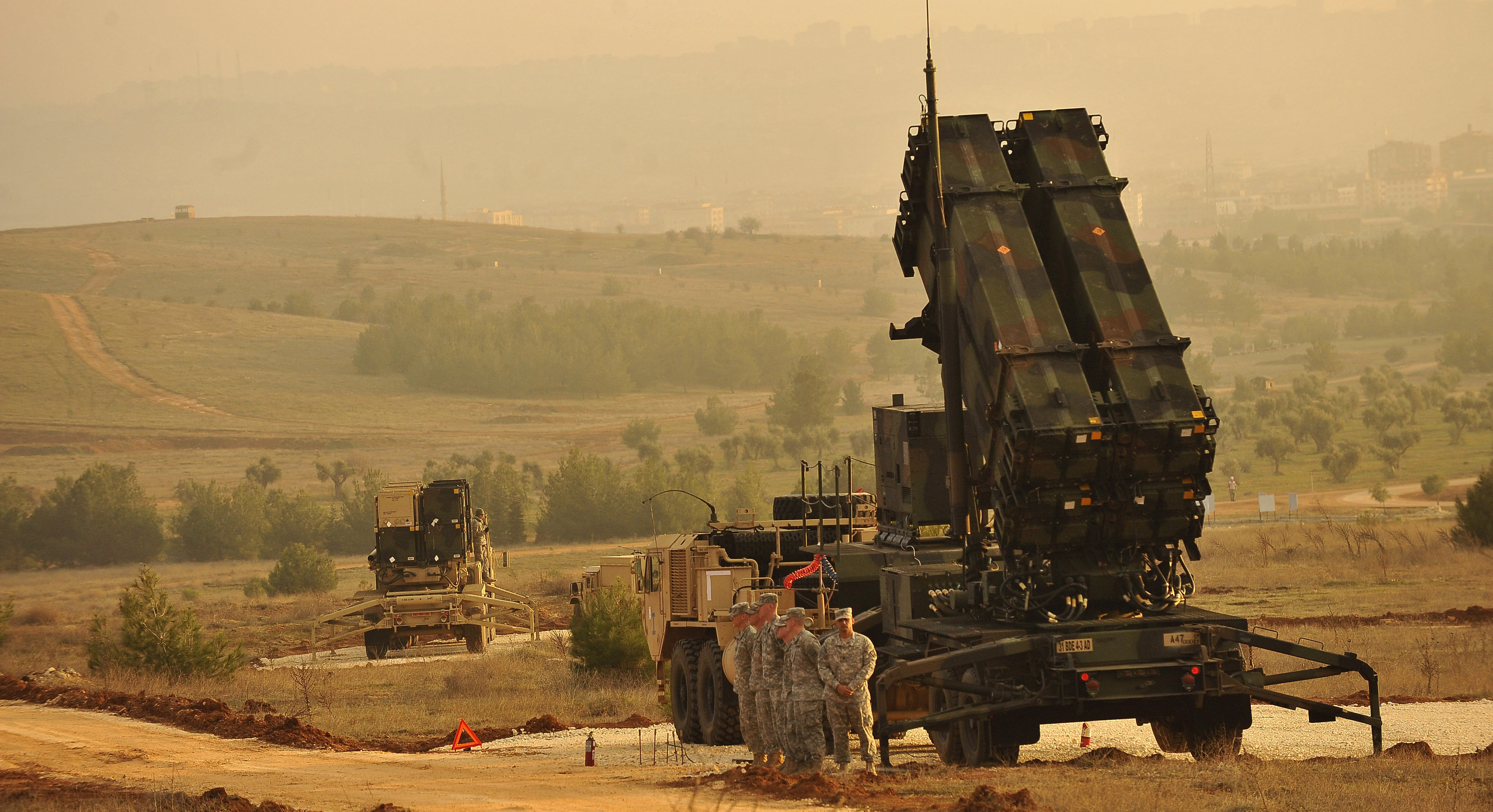 Six batteries of NATO-backed missile defense systems have been set up in southeastern Turkey to protect against aerial attacks from war-torn Syria (File)