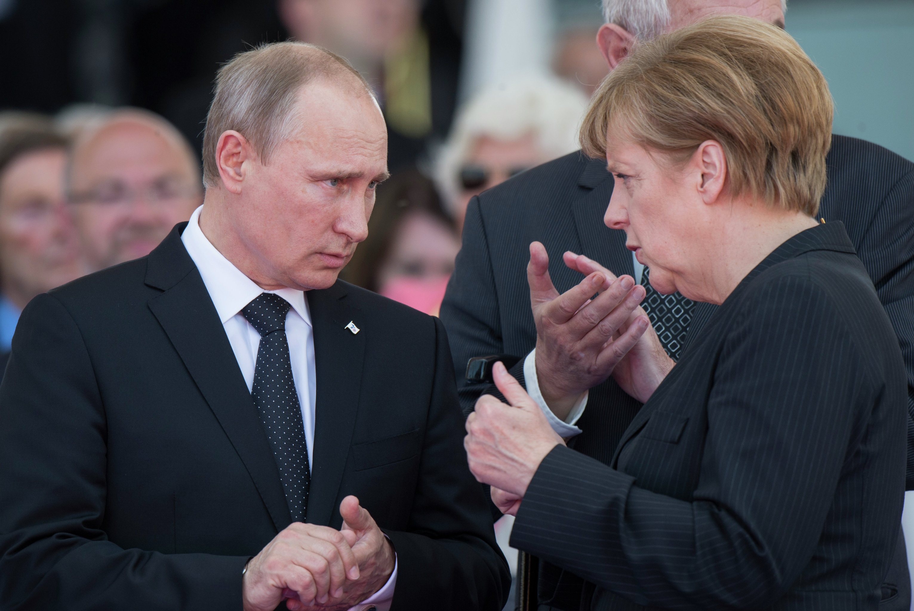 В Гамбурге началась встреча Путина, Меркель и Макрона. Порошенко не пригласили